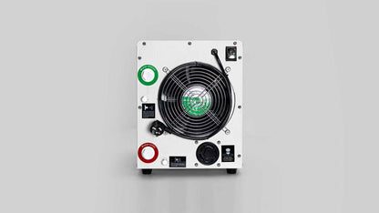 Back side of the low - power bathtub refrigerator